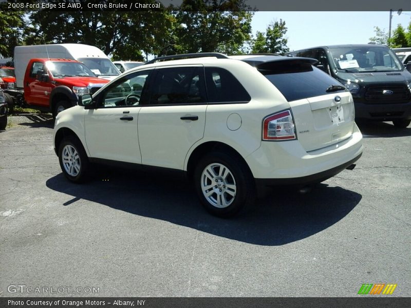 Creme Brulee / Charcoal 2008 Ford Edge SE AWD