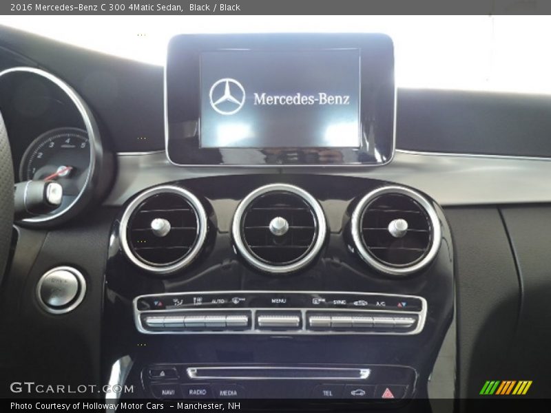 Black / Black 2016 Mercedes-Benz C 300 4Matic Sedan