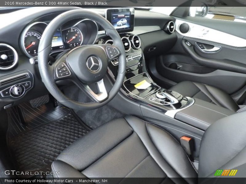 Black / Black 2016 Mercedes-Benz C 300 4Matic Sedan