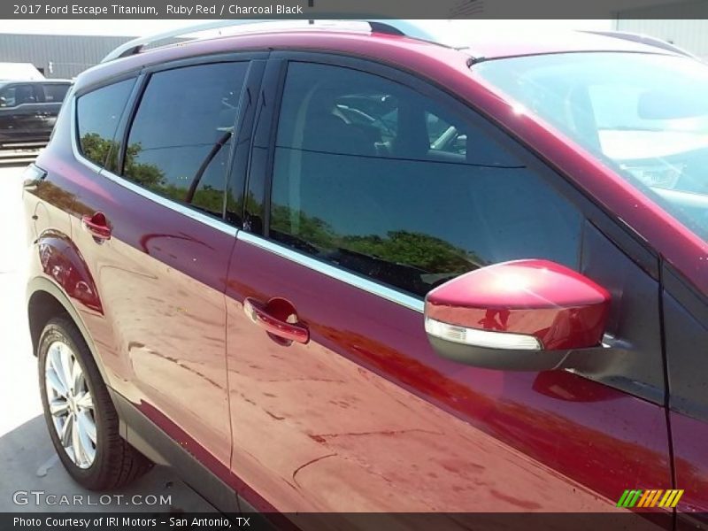 Ruby Red / Charcoal Black 2017 Ford Escape Titanium
