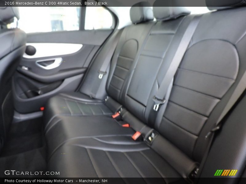 Black / Black 2016 Mercedes-Benz C 300 4Matic Sedan