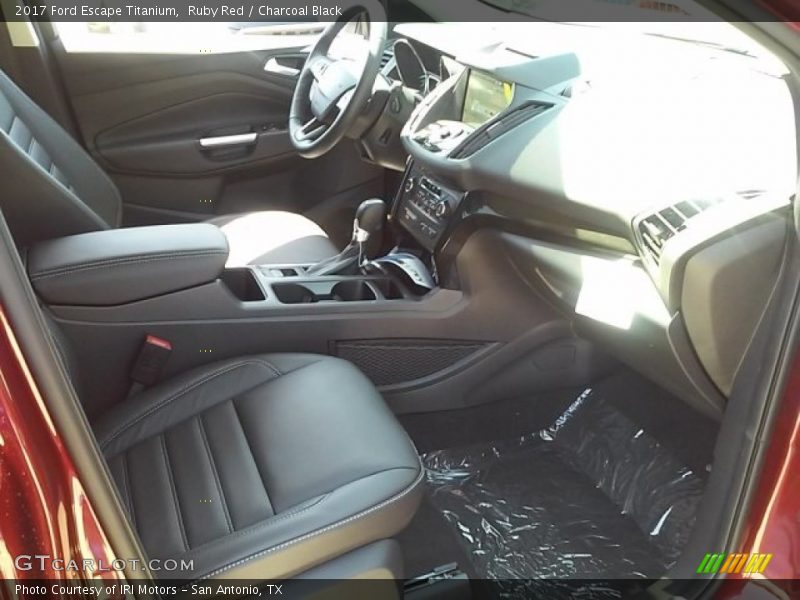 Ruby Red / Charcoal Black 2017 Ford Escape Titanium