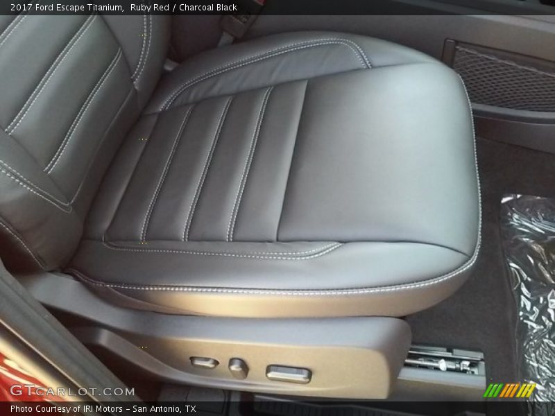 Ruby Red / Charcoal Black 2017 Ford Escape Titanium