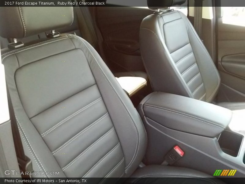 Ruby Red / Charcoal Black 2017 Ford Escape Titanium