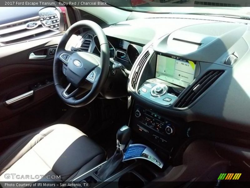 Ruby Red / Charcoal Black 2017 Ford Escape Titanium