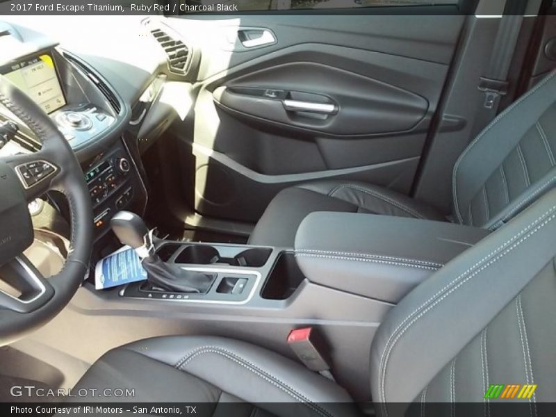 Ruby Red / Charcoal Black 2017 Ford Escape Titanium