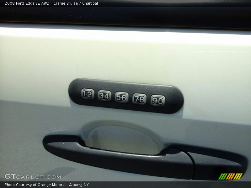 Creme Brulee / Charcoal 2008 Ford Edge SE AWD