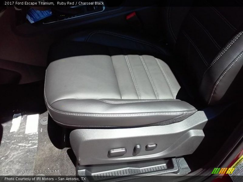 Ruby Red / Charcoal Black 2017 Ford Escape Titanium