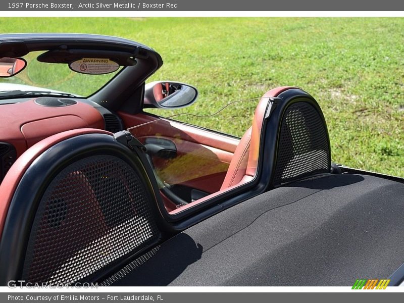 Arctic Silver Metallic / Boxster Red 1997 Porsche Boxster