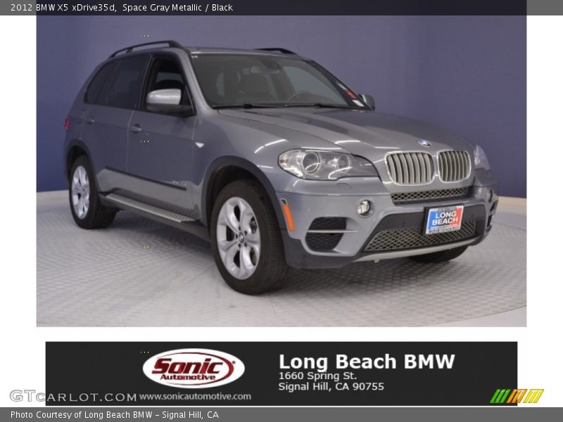Space Gray Metallic / Black 2012 BMW X5 xDrive35d