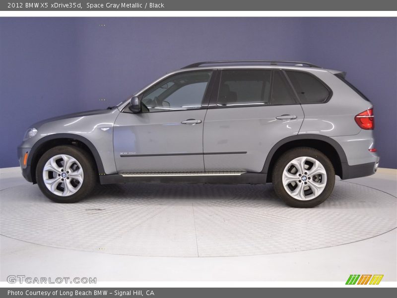 Space Gray Metallic / Black 2012 BMW X5 xDrive35d