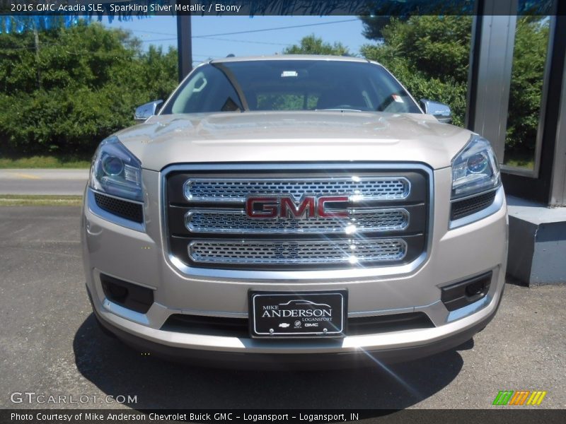 Sparkling Silver Metallic / Ebony 2016 GMC Acadia SLE