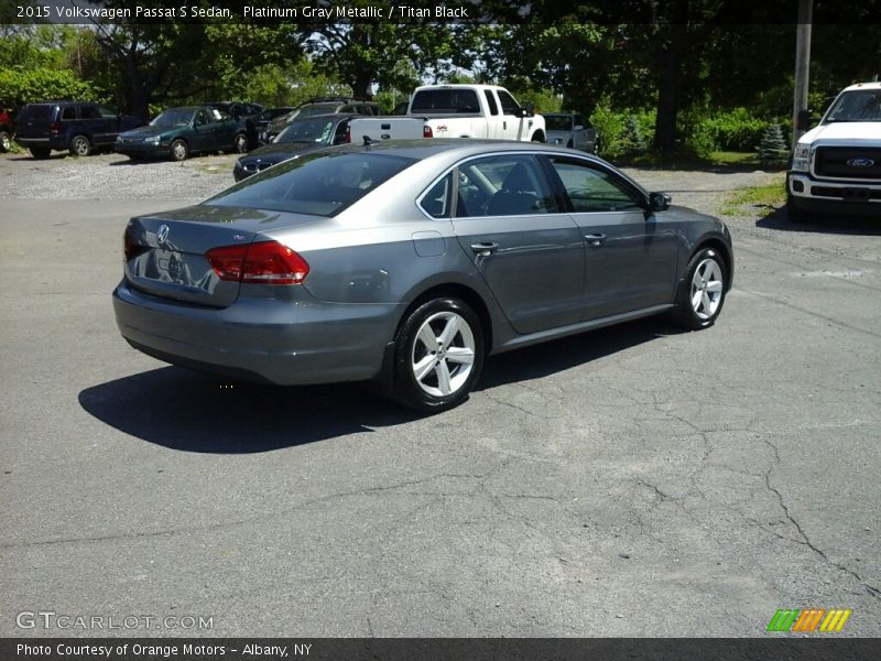 Platinum Gray Metallic / Titan Black 2015 Volkswagen Passat S Sedan