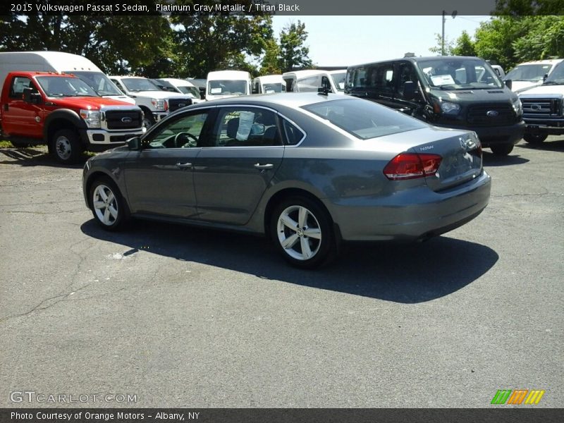 Platinum Gray Metallic / Titan Black 2015 Volkswagen Passat S Sedan