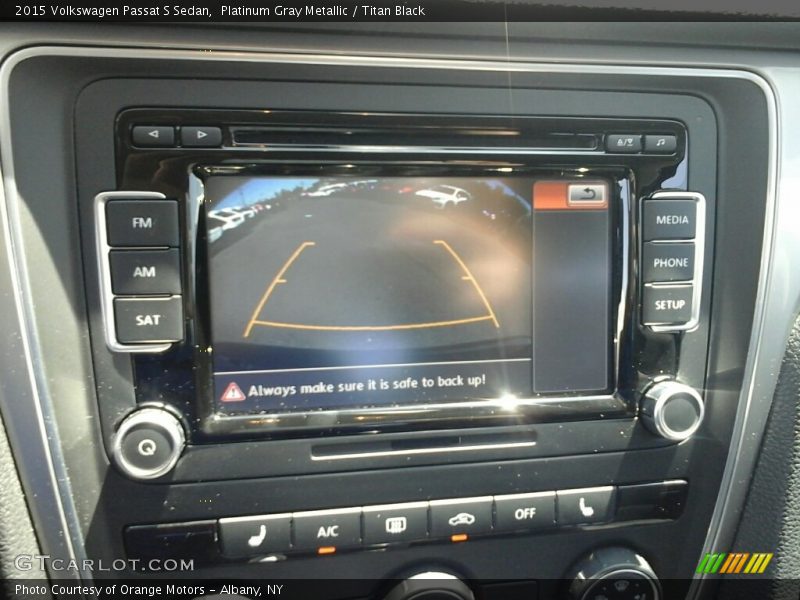Platinum Gray Metallic / Titan Black 2015 Volkswagen Passat S Sedan