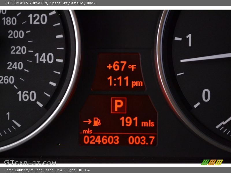 Space Gray Metallic / Black 2012 BMW X5 xDrive35d