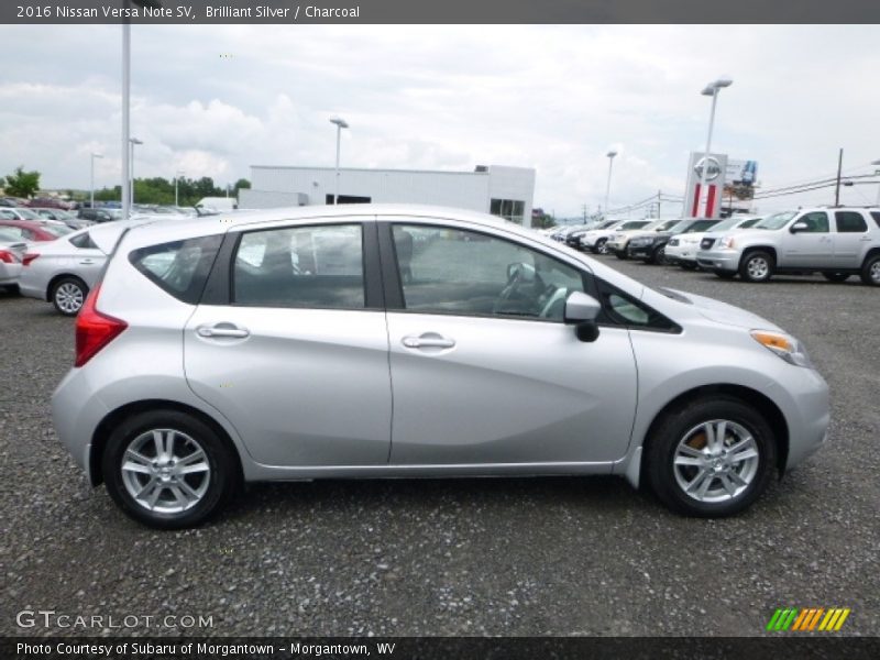 Brilliant Silver / Charcoal 2016 Nissan Versa Note SV