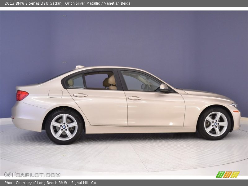 Orion Silver Metallic / Venetian Beige 2013 BMW 3 Series 328i Sedan