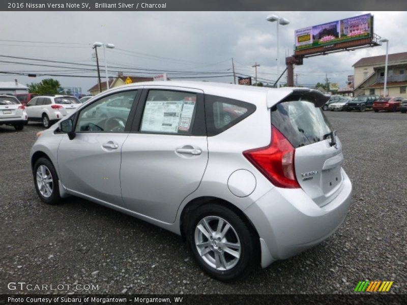 Brilliant Silver / Charcoal 2016 Nissan Versa Note SV