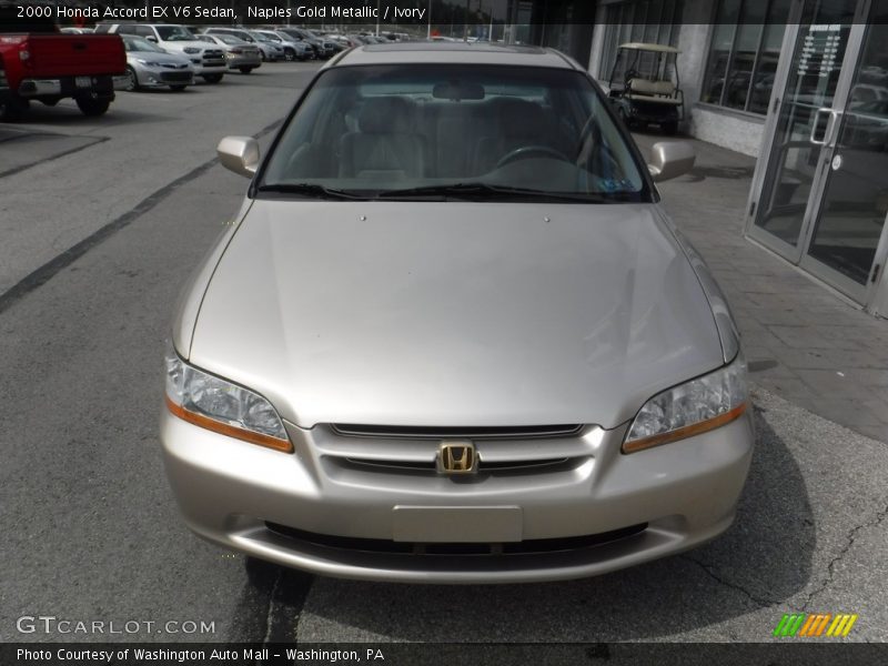 Naples Gold Metallic / Ivory 2000 Honda Accord EX V6 Sedan