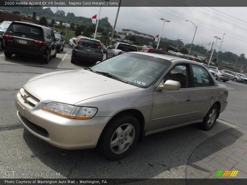 Naples Gold Metallic / Ivory 2000 Honda Accord EX V6 Sedan