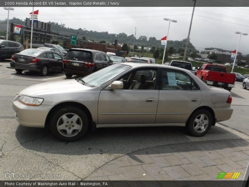 Naples Gold Metallic / Ivory 2000 Honda Accord EX V6 Sedan