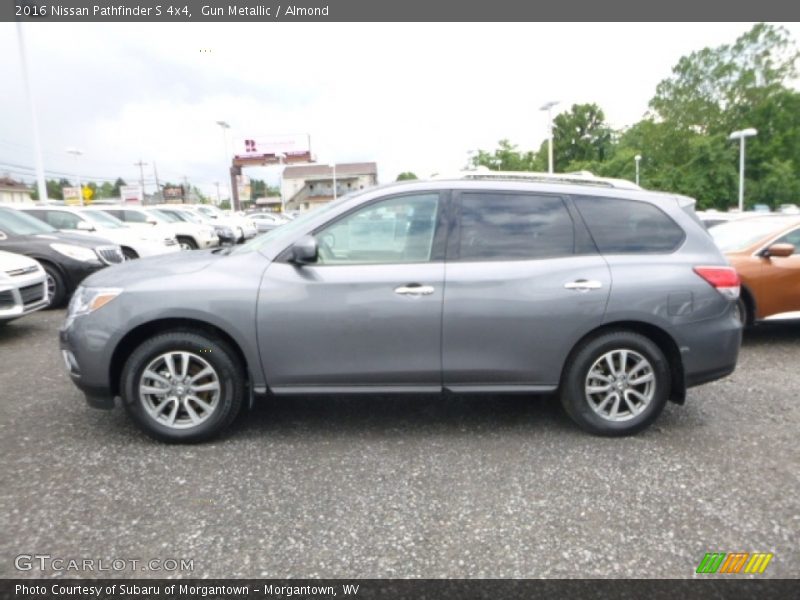 Gun Metallic / Almond 2016 Nissan Pathfinder S 4x4