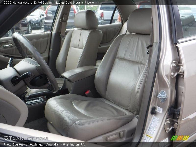 Naples Gold Metallic / Ivory 2000 Honda Accord EX V6 Sedan