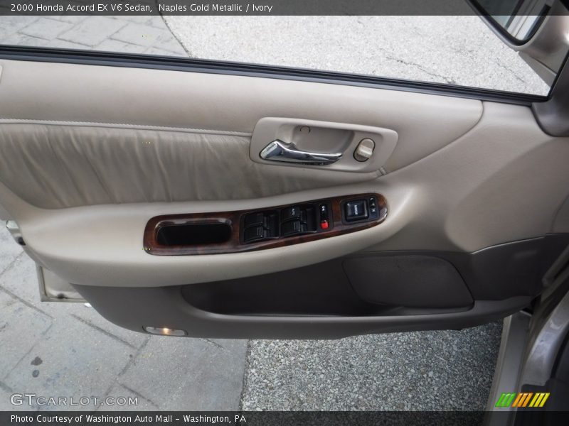 Naples Gold Metallic / Ivory 2000 Honda Accord EX V6 Sedan