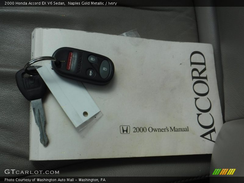 Naples Gold Metallic / Ivory 2000 Honda Accord EX V6 Sedan