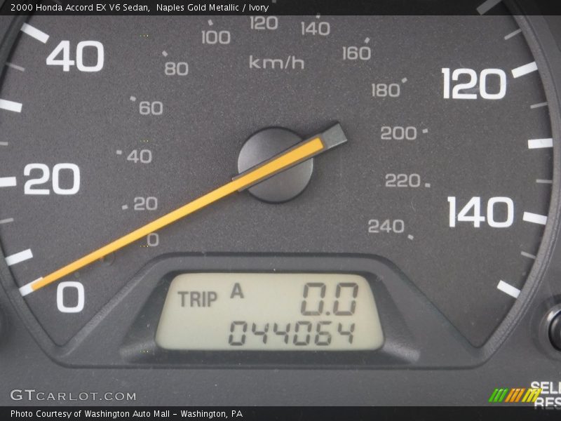 Naples Gold Metallic / Ivory 2000 Honda Accord EX V6 Sedan