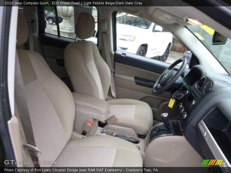 ECO Green Pearl / Light Pebble Beige/Dark Slate Gray 2016 Jeep Compass Sport