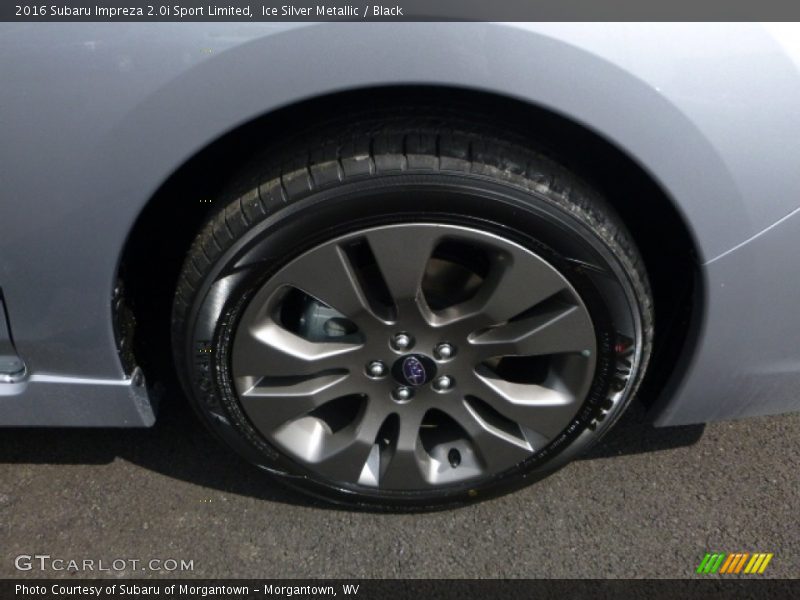 Ice Silver Metallic / Black 2016 Subaru Impreza 2.0i Sport Limited