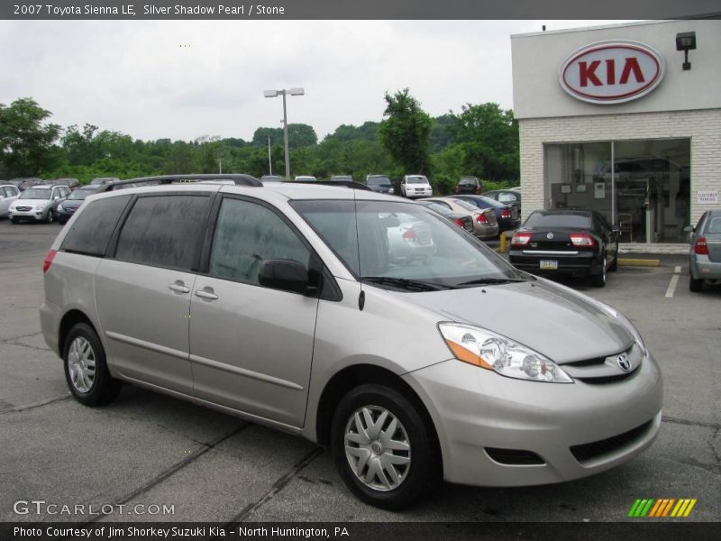 Silver Shadow Pearl / Stone 2007 Toyota Sienna LE