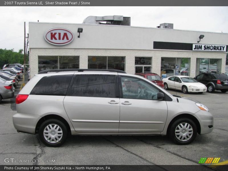 Silver Shadow Pearl / Stone 2007 Toyota Sienna LE