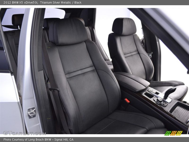 Titanium Silver Metallic / Black 2012 BMW X5 xDrive50i