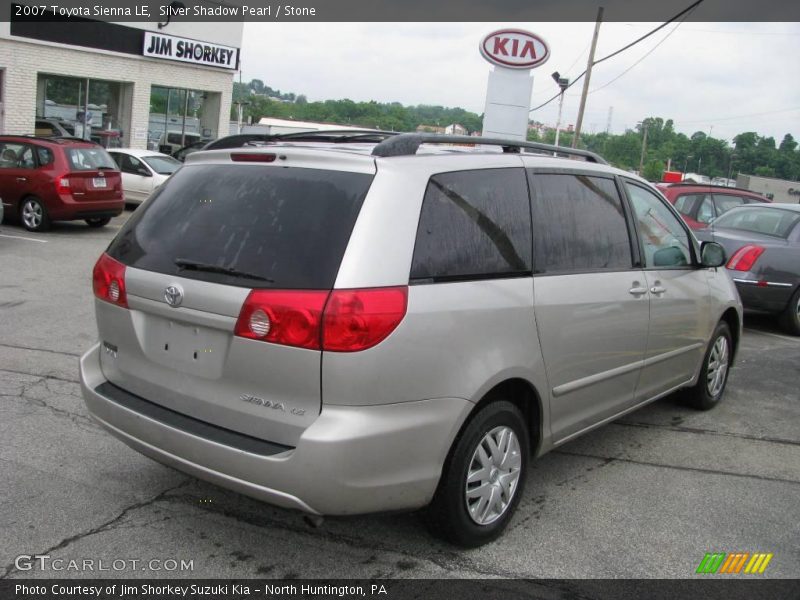 Silver Shadow Pearl / Stone 2007 Toyota Sienna LE
