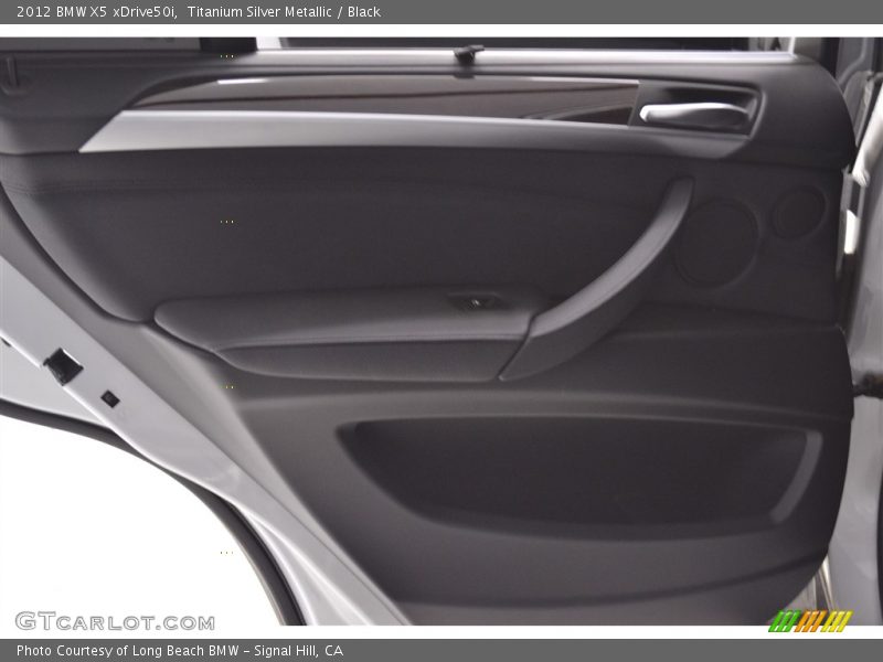 Titanium Silver Metallic / Black 2012 BMW X5 xDrive50i