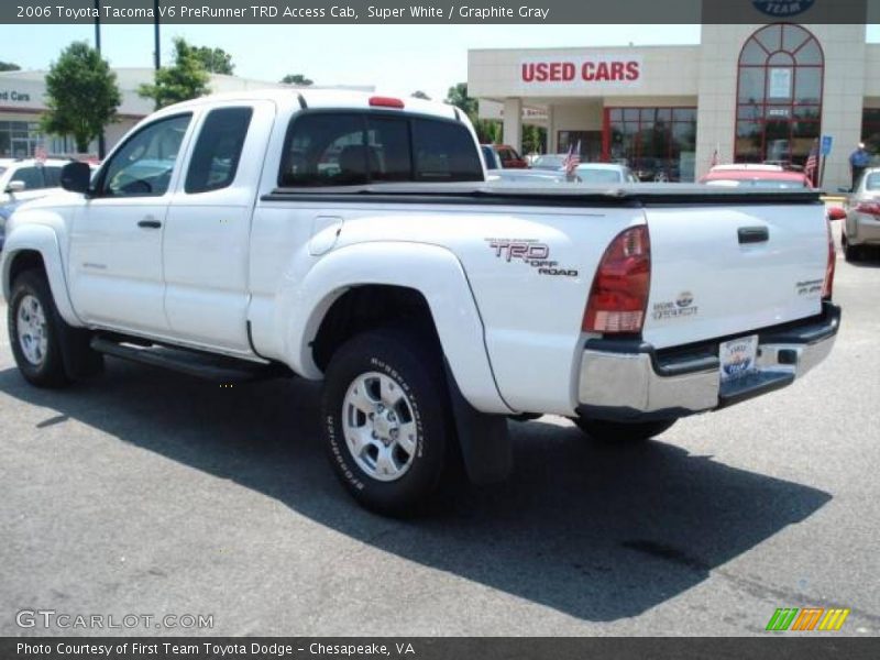 Super White / Graphite Gray 2006 Toyota Tacoma V6 PreRunner TRD Access Cab