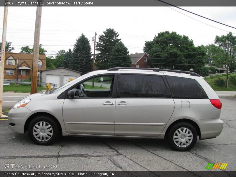 Silver Shadow Pearl / Stone 2007 Toyota Sienna LE