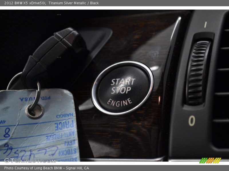 Titanium Silver Metallic / Black 2012 BMW X5 xDrive50i