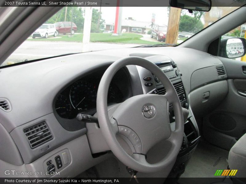 Silver Shadow Pearl / Stone 2007 Toyota Sienna LE