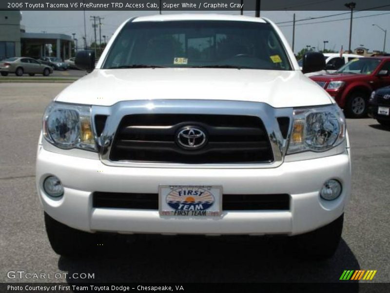 Super White / Graphite Gray 2006 Toyota Tacoma V6 PreRunner TRD Access Cab