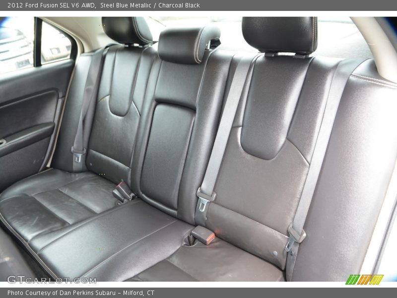 Steel Blue Metallic / Charcoal Black 2012 Ford Fusion SEL V6 AWD
