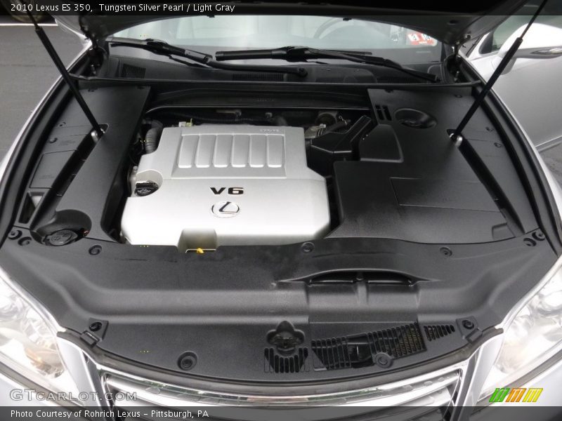 Tungsten Silver Pearl / Light Gray 2010 Lexus ES 350