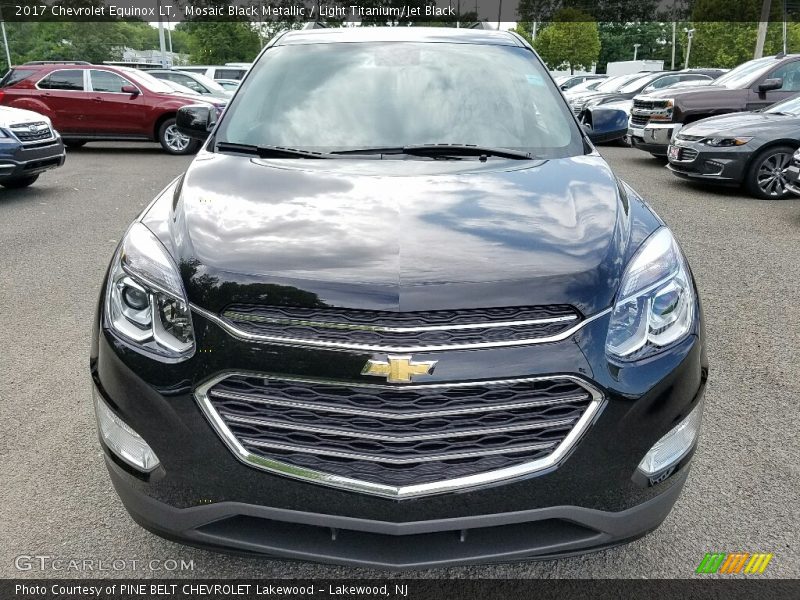 Mosaic Black Metallic / Light Titanium/Jet Black 2017 Chevrolet Equinox LT