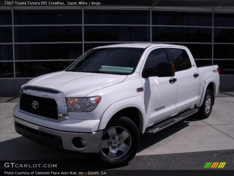 Super White / Beige 2007 Toyota Tundra SR5 CrewMax