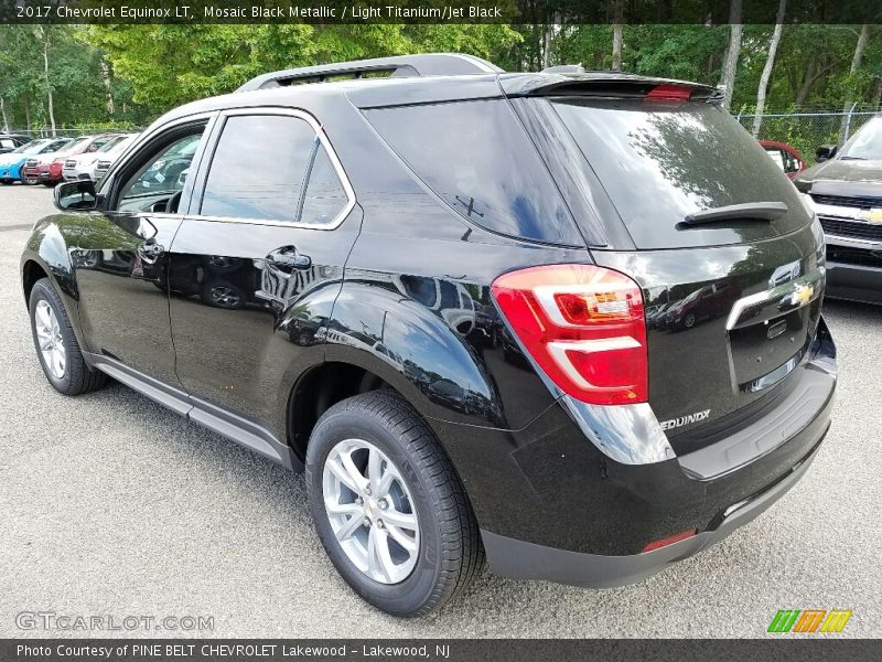 Mosaic Black Metallic / Light Titanium/Jet Black 2017 Chevrolet Equinox LT