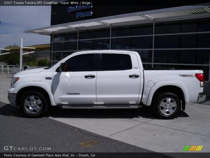Super White / Beige 2007 Toyota Tundra SR5 CrewMax