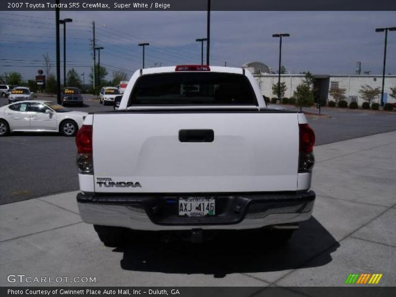 Super White / Beige 2007 Toyota Tundra SR5 CrewMax